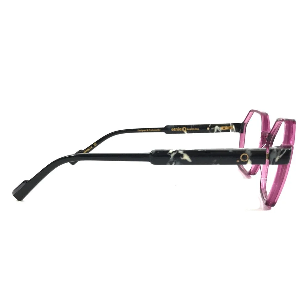 Etnia Barcelona Eyeglasses Frames XYLO PUBK Purple Black Full Rim 51-16-135
